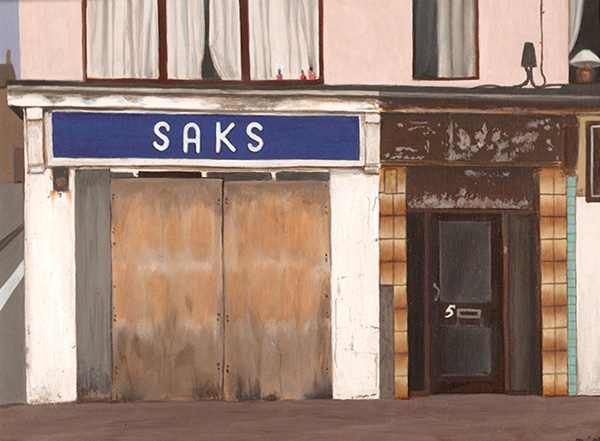 Closed Saks Dress Shop, Portrush, Northern Ireland
