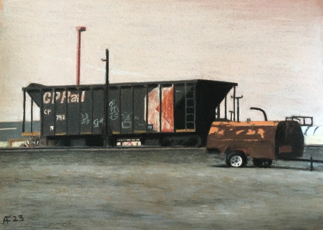 Trainyards, Strathcona: Drawing #59